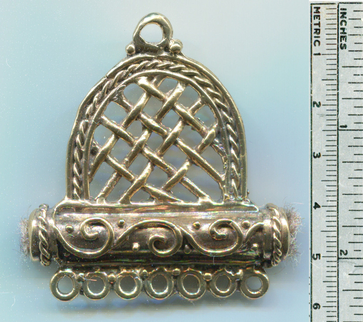 Norse / Slavic Needle Case / Chatelaine - Plowed Field Design - 5304B